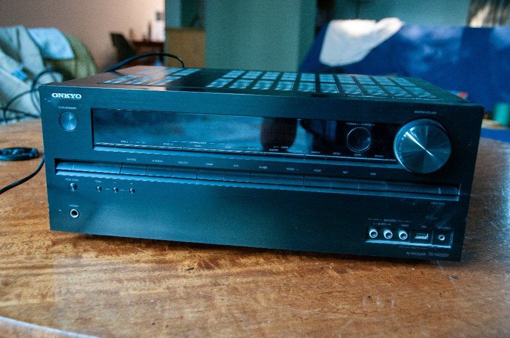 Onkyo TX-NR509 370 watt, Overige systemen, Ophalen of Verzenden, Zo goed als nieuw, 120 watt of meer