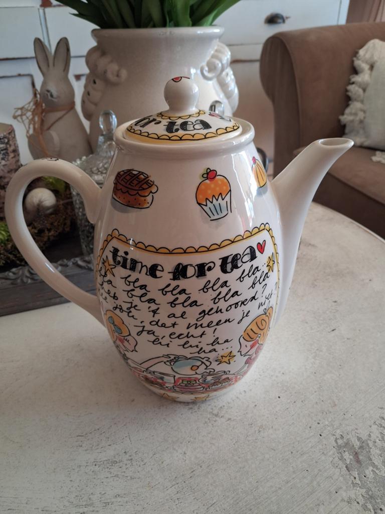Blond amsterdam grote theepot nieuw, Ophalen, Blond Amsterdam, Overige typen, Nieuw
