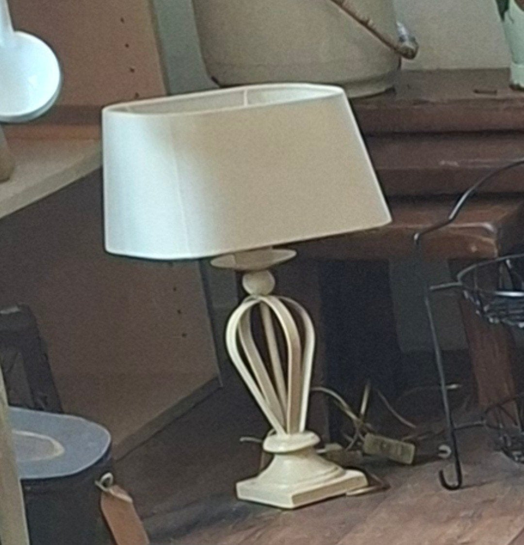 mooie brocante schemerlamp, Ophalen of Verzenden, Schemerlamp