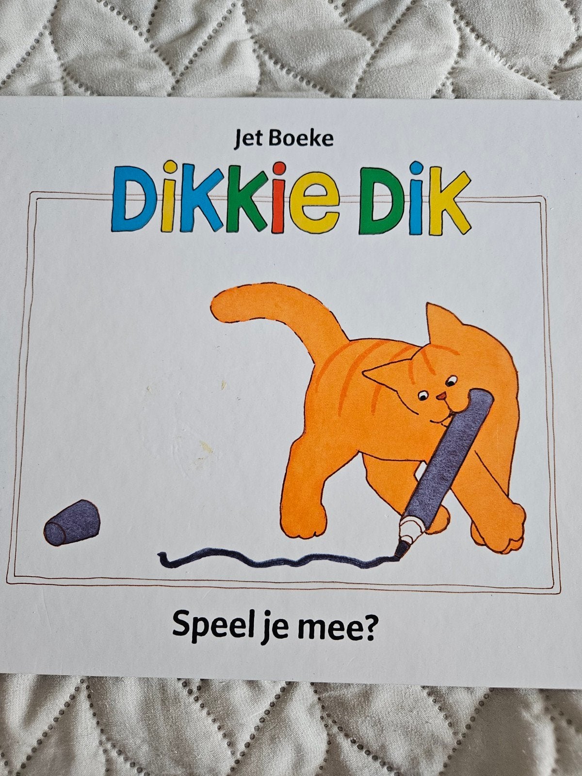 Dikkie Dik: Speel je mee? - Voorleesboek, Jongen of Meisje, Ophalen of Verzenden, Zo goed als nieuw, Voorleesboek