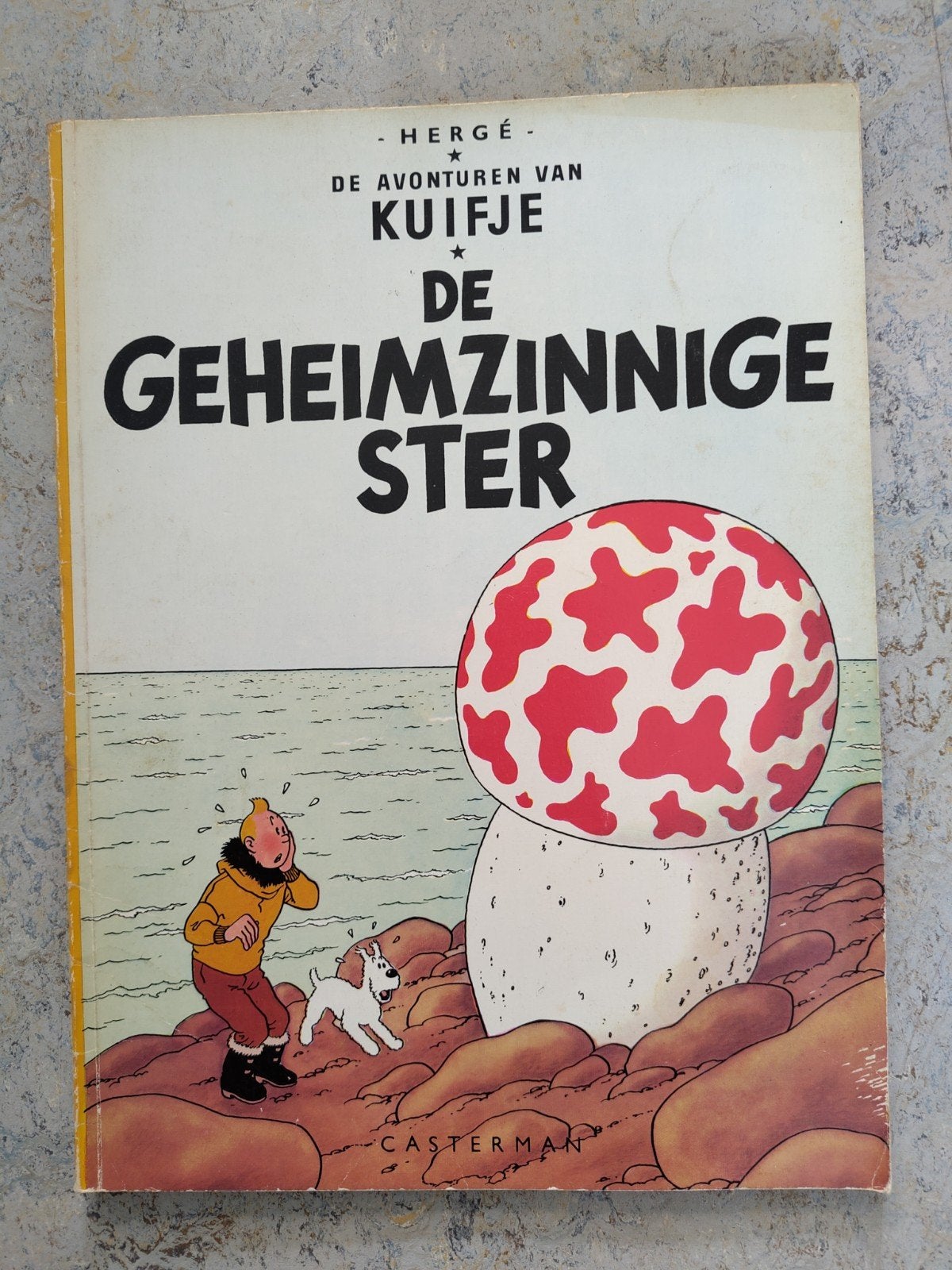 Kuifje - De Geheimzinnige Ster (Casterman 1956), Eén stripboek, Ophalen of Verzenden, Gelezen, Hergé