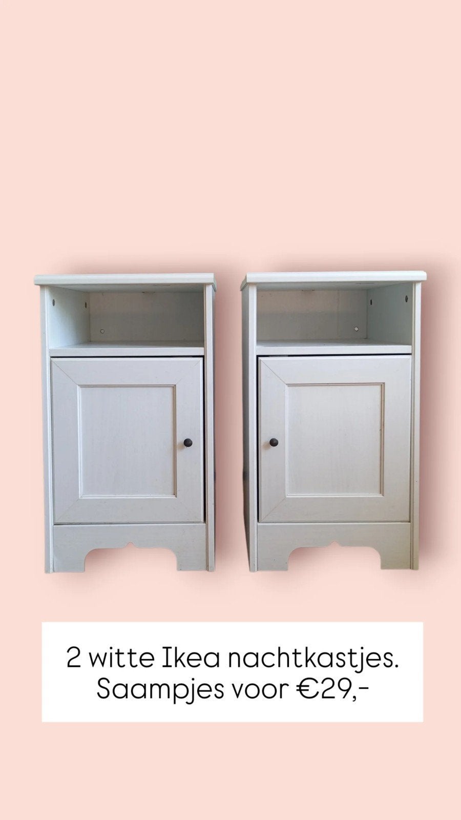 Twee Ikea nachtkastjes, Huis en Inrichting, Ophalen