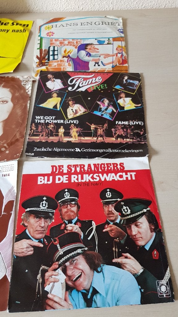 10 x vinyl singles oa André van Duin 45 toeren piraten, Ophalen of Verzenden, Gebruikt, Overige genres