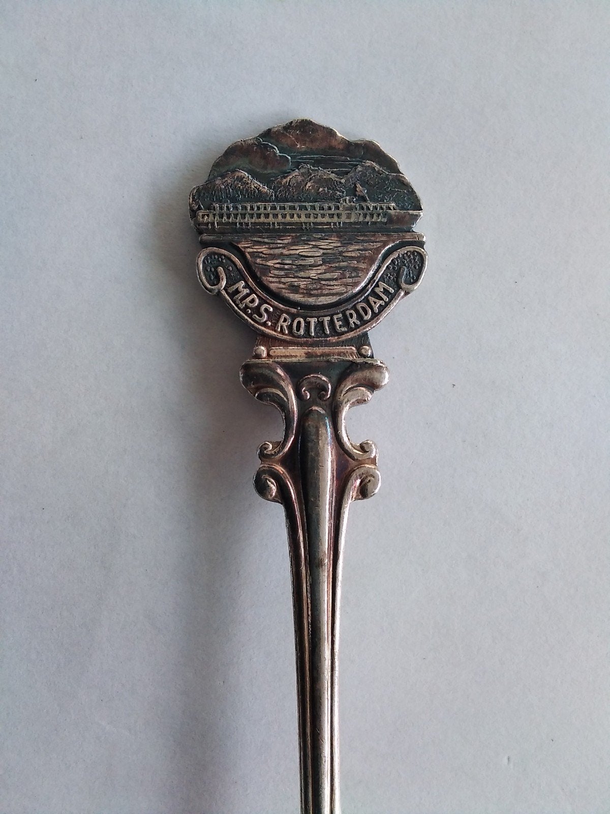 Vintage theelepeltje m.p.s. Rotterdam, Verzenden