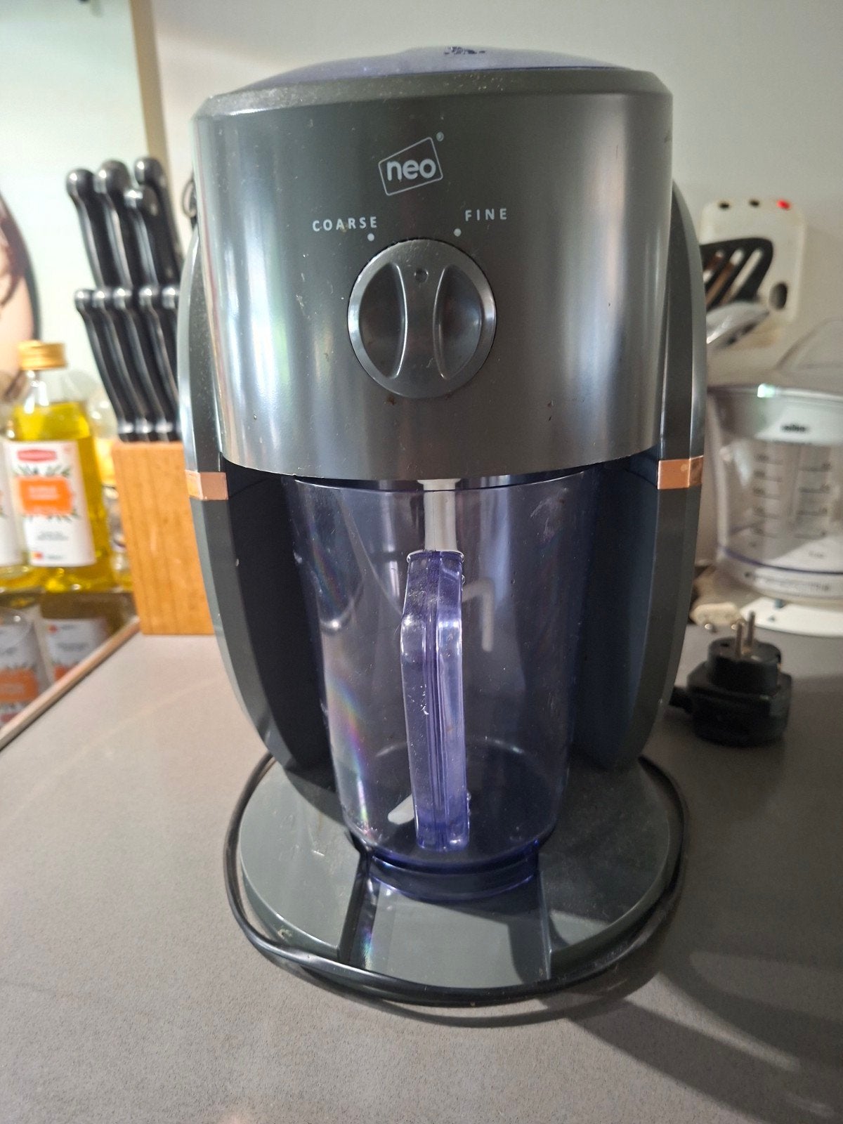Neo Blender/Smoothie Maker - Donkergrijs Koper, Ophalen, Zo goed als nieuw, Blender