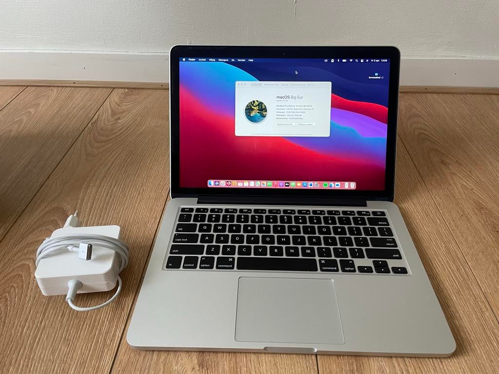 MacBook Pro (Retina, 13-inch, Mid 2014), Gebruikt, 2 tot 3 Ghz, Qwerty, 8 GB