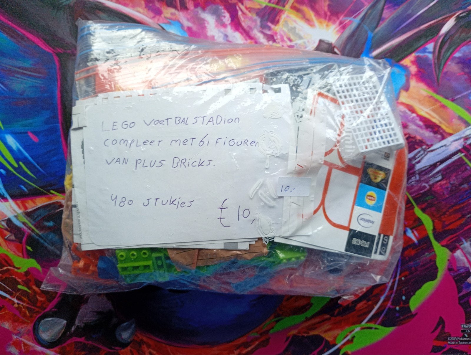 Plus Brix voetbal stadion incl 61 figuren, Ophalen, Nieuw