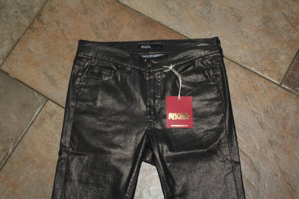 Angels skinny 1230 goud/zwarte broek 36 met winkellabel