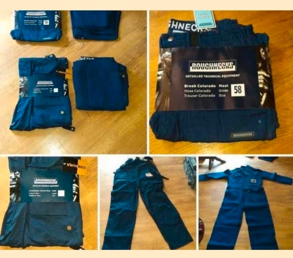 New Blue KLM werk bedrijfs kleding Overalls, Tuinbroeken., Tuin en Terras, Heren, KLM, Overall, Nieuw