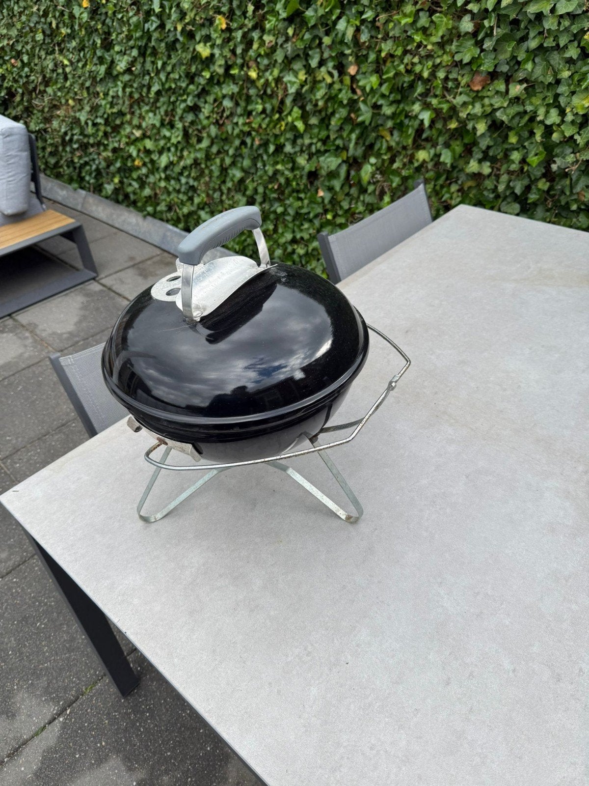 Compacte Weber barbecue, Tuin en Terras, Houtskoolbarbecues, Ophalen, Gebruikt, Weber