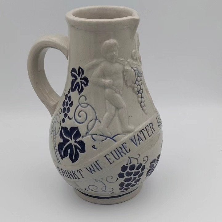 Vintage kan voor wijn wine Karaf Verzamelen, Ophalen of Verzenden