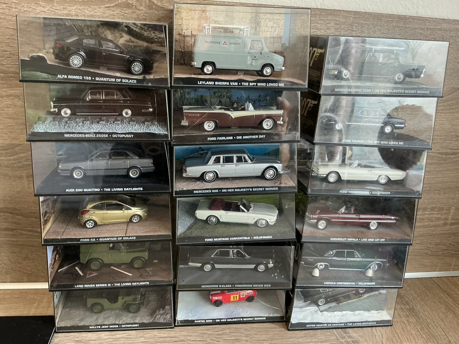 James bond modellen, Ophalen of Verzenden, Gebruikt, Auto, Overige merken