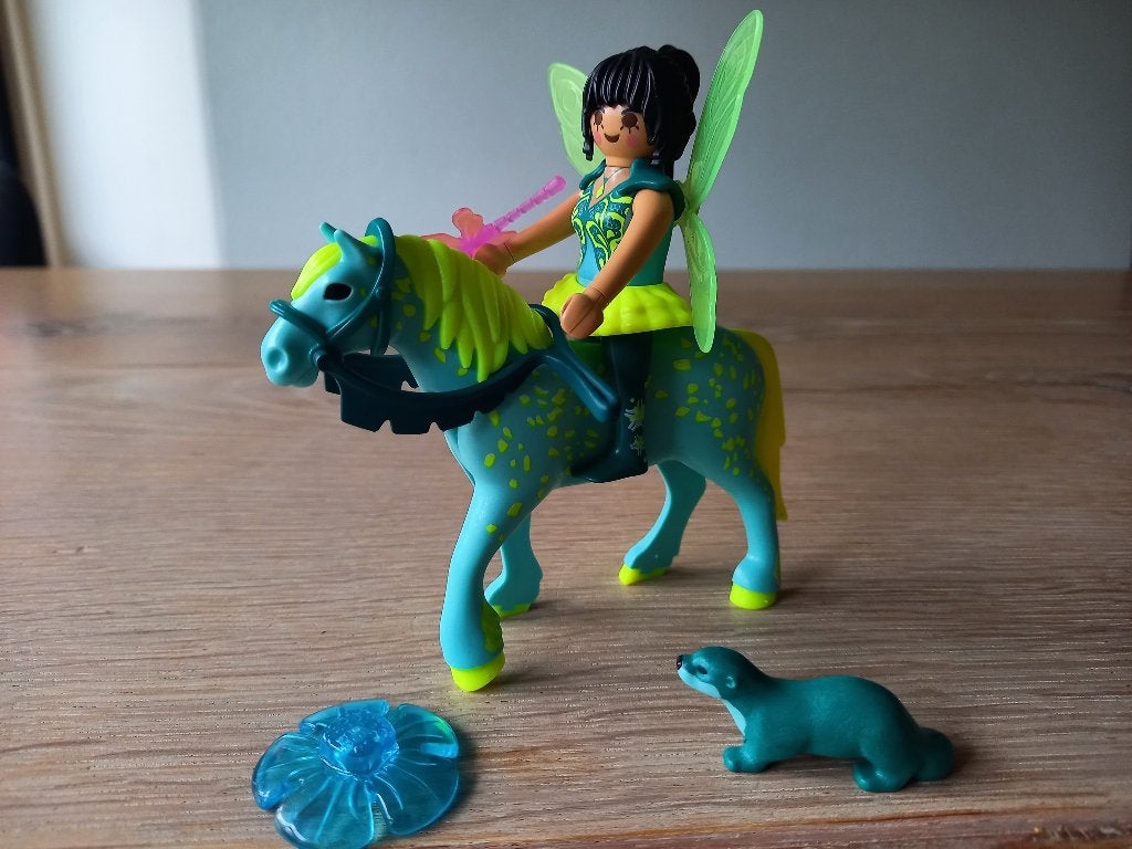 Playmobil Waterfee met paard - 9137 COMPLEET, Ophalen of Verzenden, Zo goed als nieuw, Complete set
