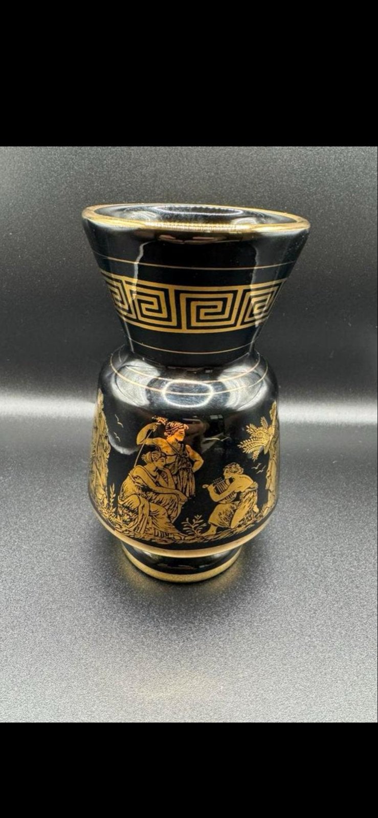 Vintage Griekse vaas met 24K goud, Antiek en Kunst, Antiek | Vazen, Verzenden