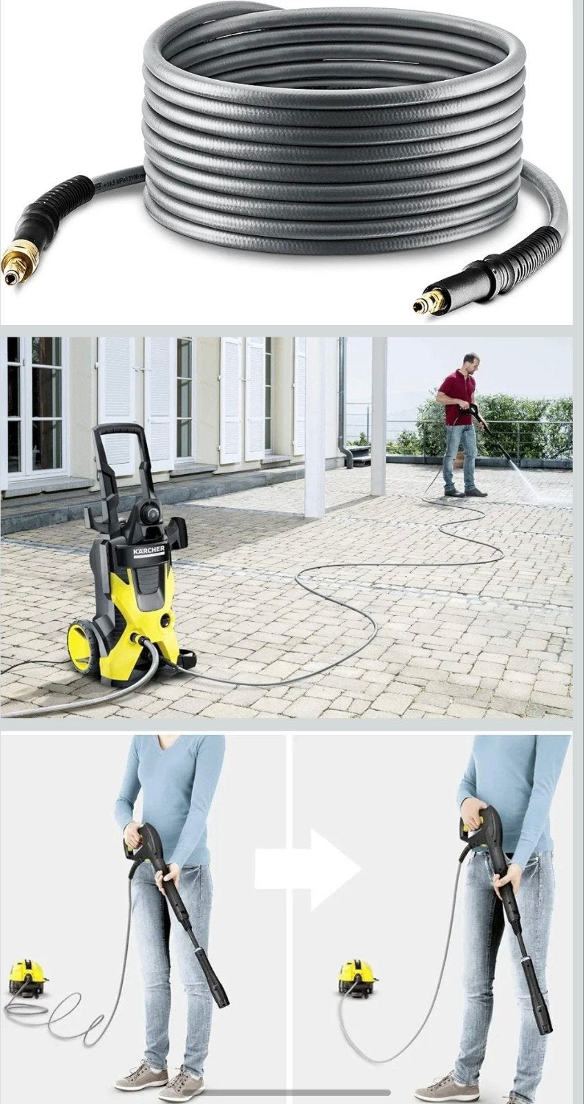 Karcher PremiumFlex Anti-Twist slang K2-K7, Ophalen of Verzenden, Zo goed als nieuw