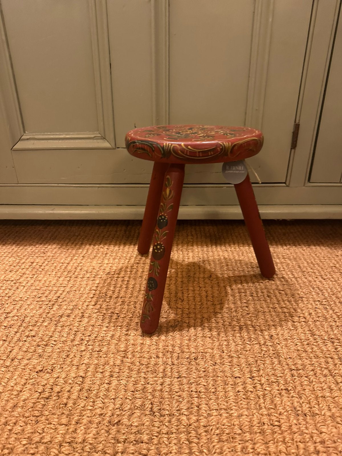 Decoratief houten krukje voor een landelijke engelse stijl, Ophalen