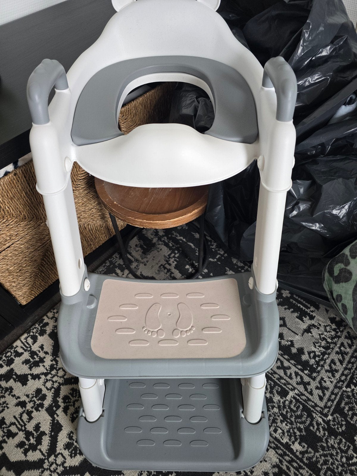 WC bril verhoger/bril verkleiner met trapje (peuters), Ophalen, Gebruikt