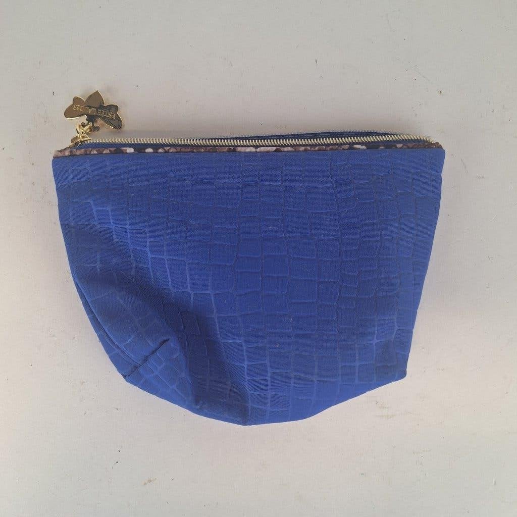 Estée Lauder make-up tasje blauw krokodillenprint, Sieraden, Tassen en Uiterlijk, Toilettassen, Ophalen of Verzenden, Nieuw, Blauw