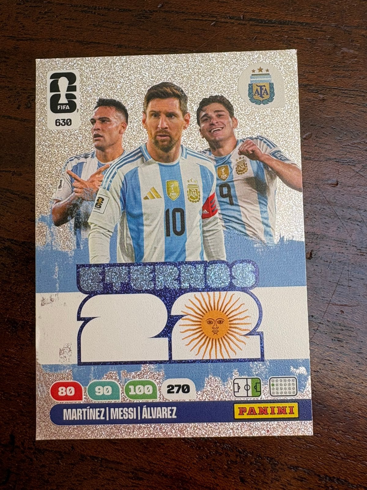 Martinez Messi Álvarez nummer 630 WK 2026, Ophalen of Verzenden, Zo goed als nieuw, Plaatje
