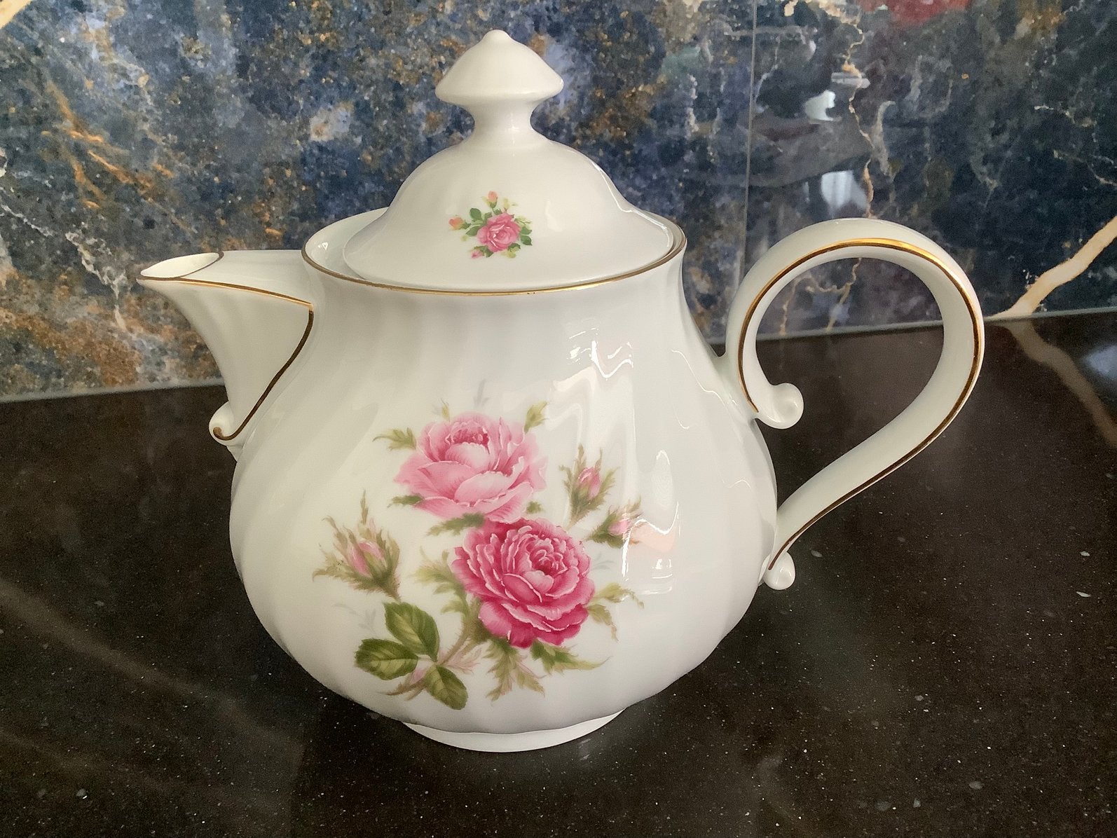 Theepot, Kaiser “moosrose” KH, Ophalen of Verzenden