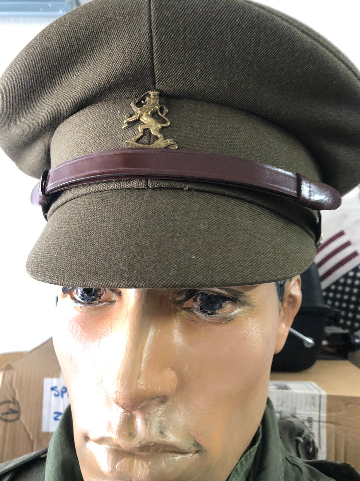 DT uniform TRIS met Sam Brown schouder riem, Ophalen of Verzenden, Landmacht, Nederland, Kleding of Schoenen