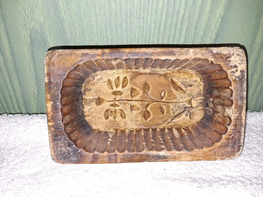 oude houten botervorm, begin 1900, Ophalen of Verzenden