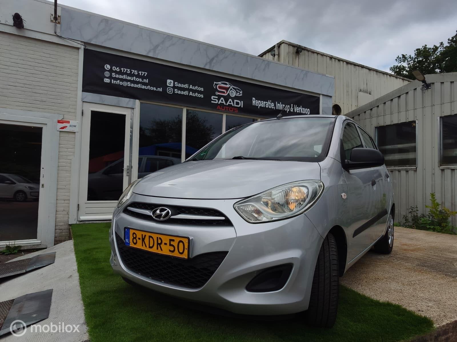 Hyundai i10 1.1 i-Motion, Auto's, Euro 5, Stof, Gebruikt, 4 cilinders
