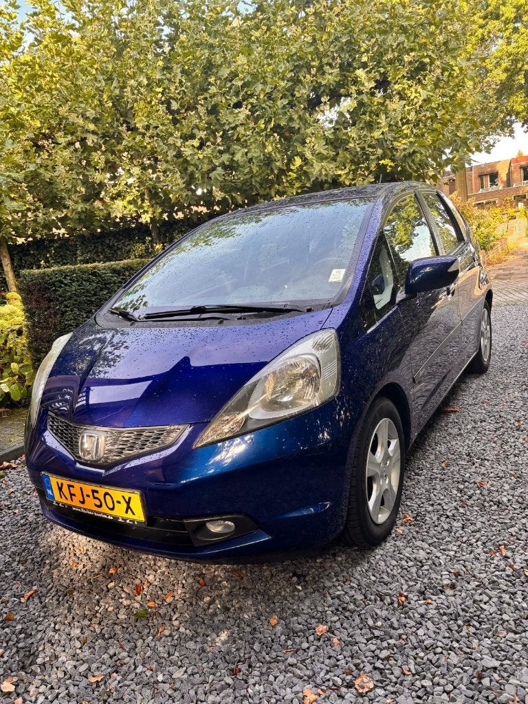 Honda Jazz 1.4 Elegance AUT 2009 saffierblauw, Auto's, 450 kg, 4 cilinders, Blauw, 1055 kg