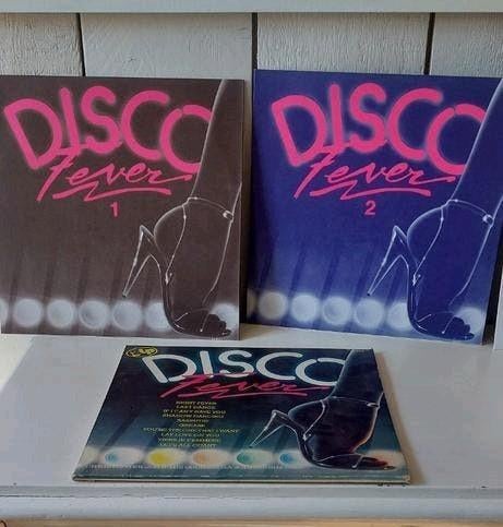 Dubbel lp disco fever  night fever last dance elpee vinyl, Ophalen of Verzenden, Zo goed als nieuw