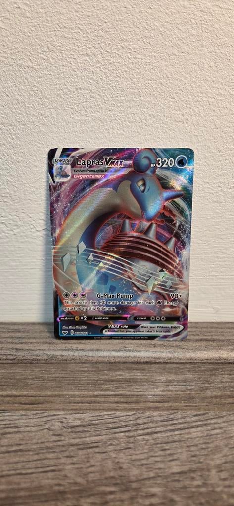 Pokémon Kaart Lapras VMAX (049/202) - Zo goed als nieuw, Ophalen, Zo goed als nieuw, Losse kaart