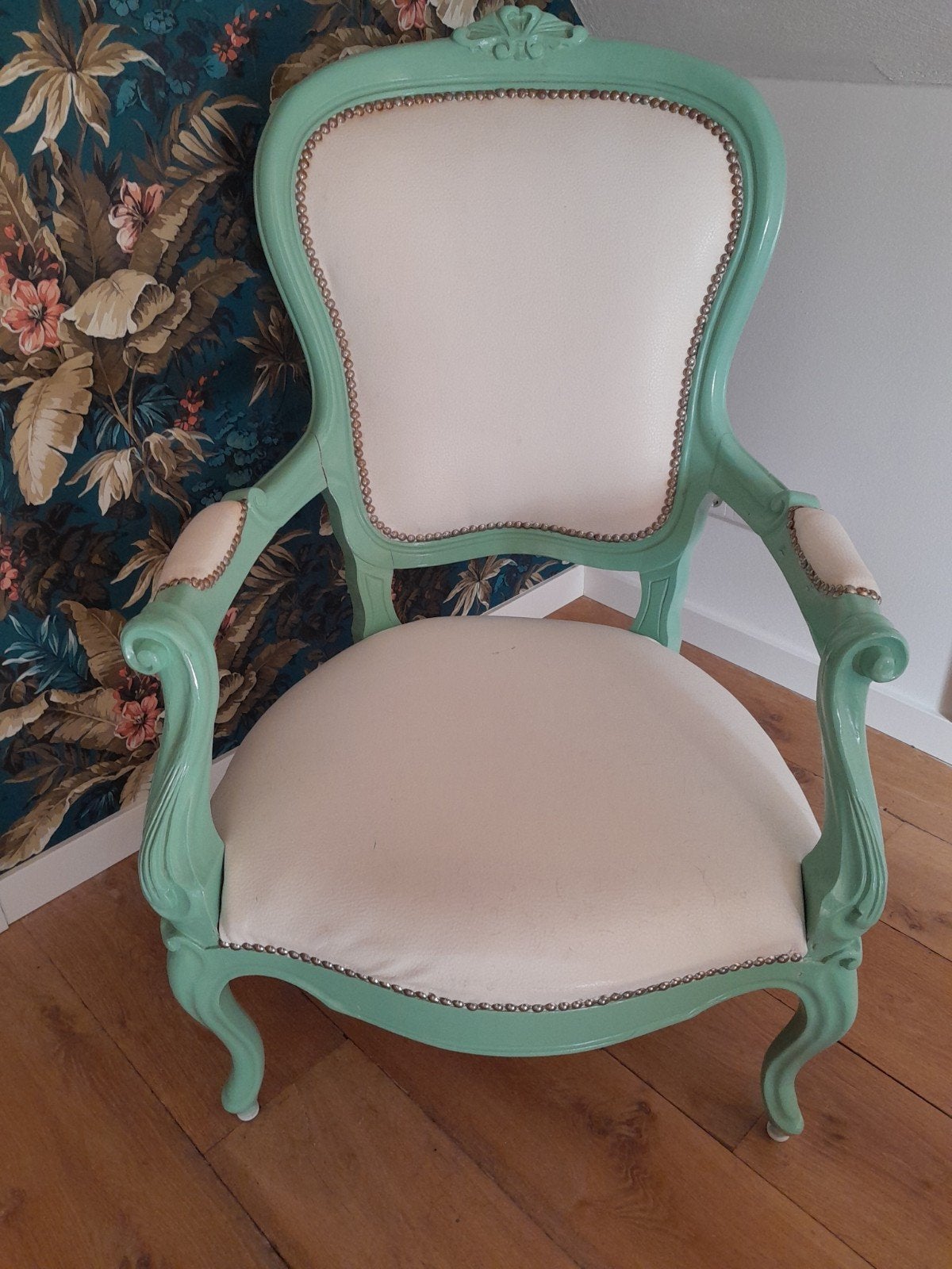 Brocante stoel, Ophalen