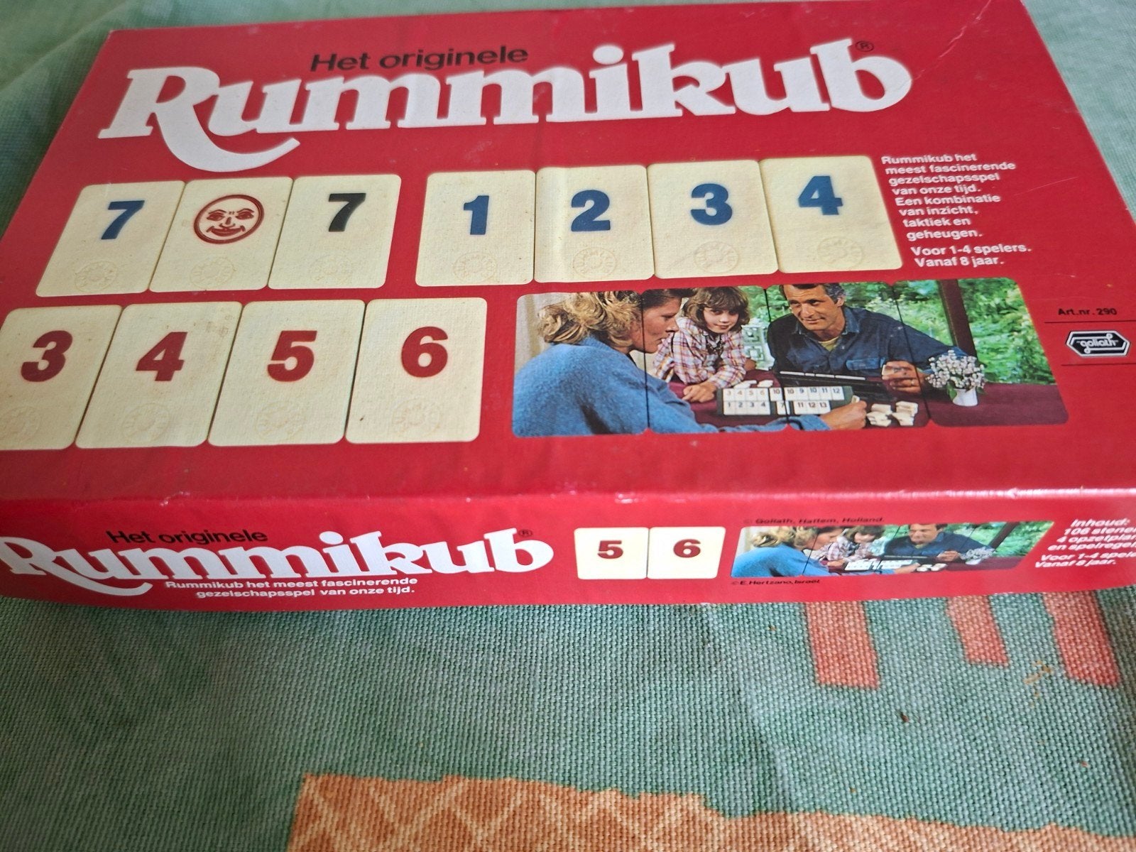 rummikub klein, Ophalen of Verzenden, Zo goed als nieuw