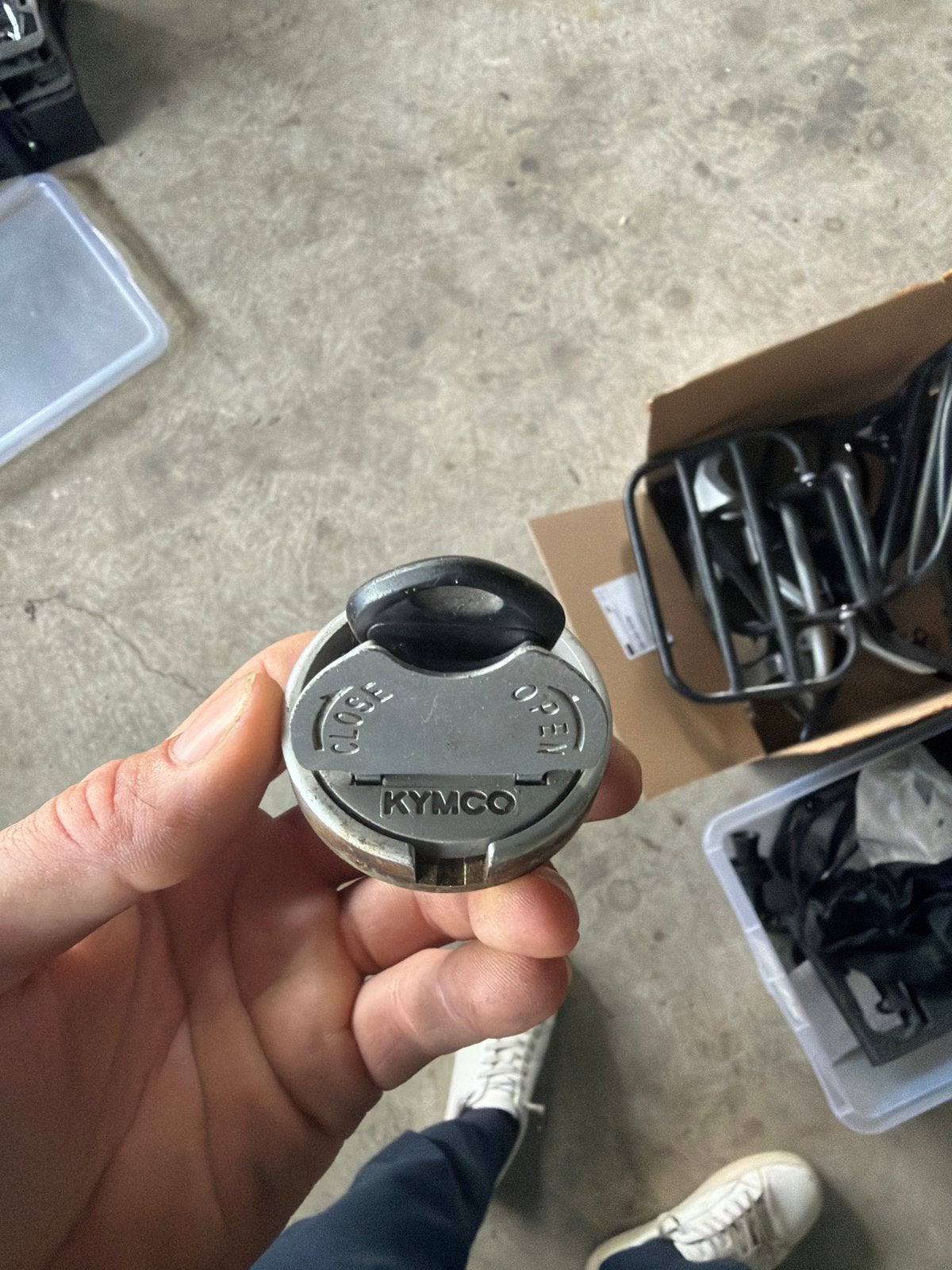 Kymco tankdop met sleutel, Ophalen of Verzenden, Gebruikt, Tank, Kymco