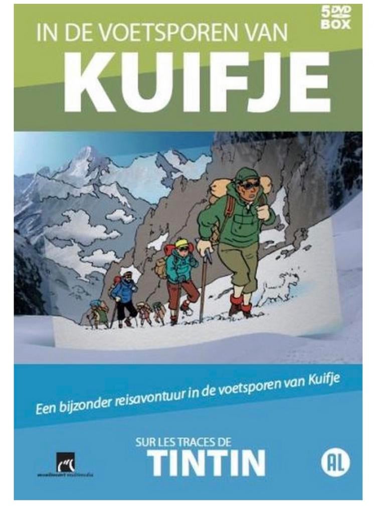 In de Voetsporen van Kuifje 5 DVD Box Set Nieuw!!, Cd's en Dvd's, Dvd's | Tekenfilms en Animatie, Alle leeftijden, Ophalen, Zo goed als nieuw