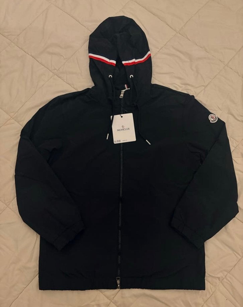 Moncler windbreaker heren, Kleding | Heren, Ophalen of Verzenden, Zo goed als nieuw, Zwart