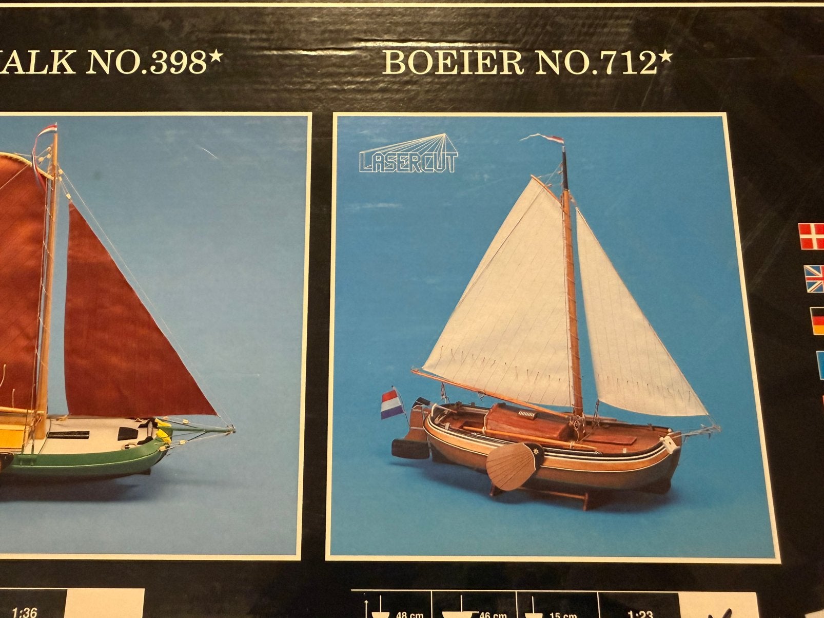 Billing Boats Boeier 712 (nieuw in doos), Hobby en Vrije tijd, Modelbouw | Boten en Schepen, Ophalen of Verzenden, Nieuw, Groter dan 1:32