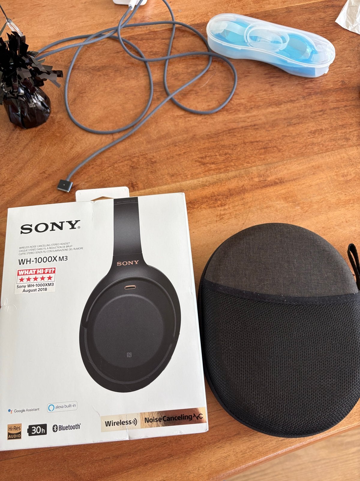 Sony WH-1000XM3 Noise Cancelling Koptelefoon Zwart, Bluetooth, Ophalen of Verzenden, Zo goed als nieuw, Zwart