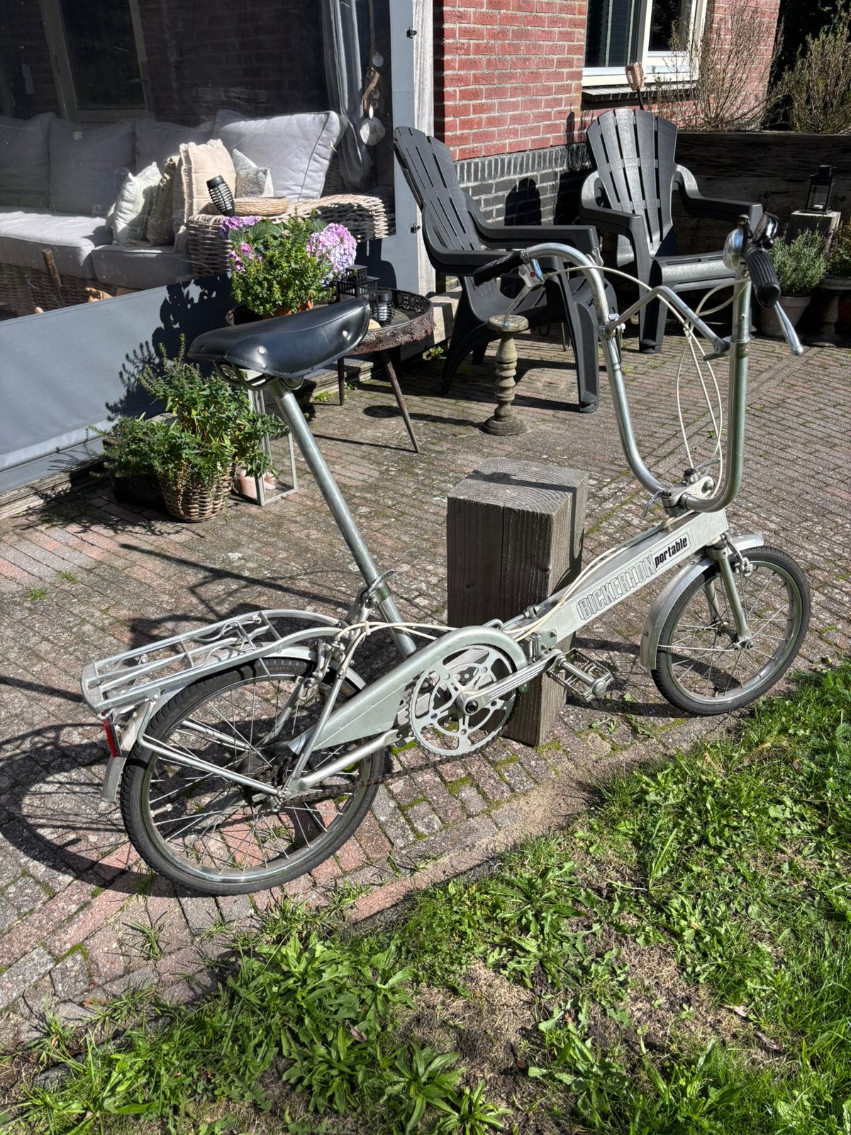 De enige, echte Brickerton vouwfiets,16inch Retro, old skool, Ophalen, Zo goed als nieuw, 16 tot 18 inch