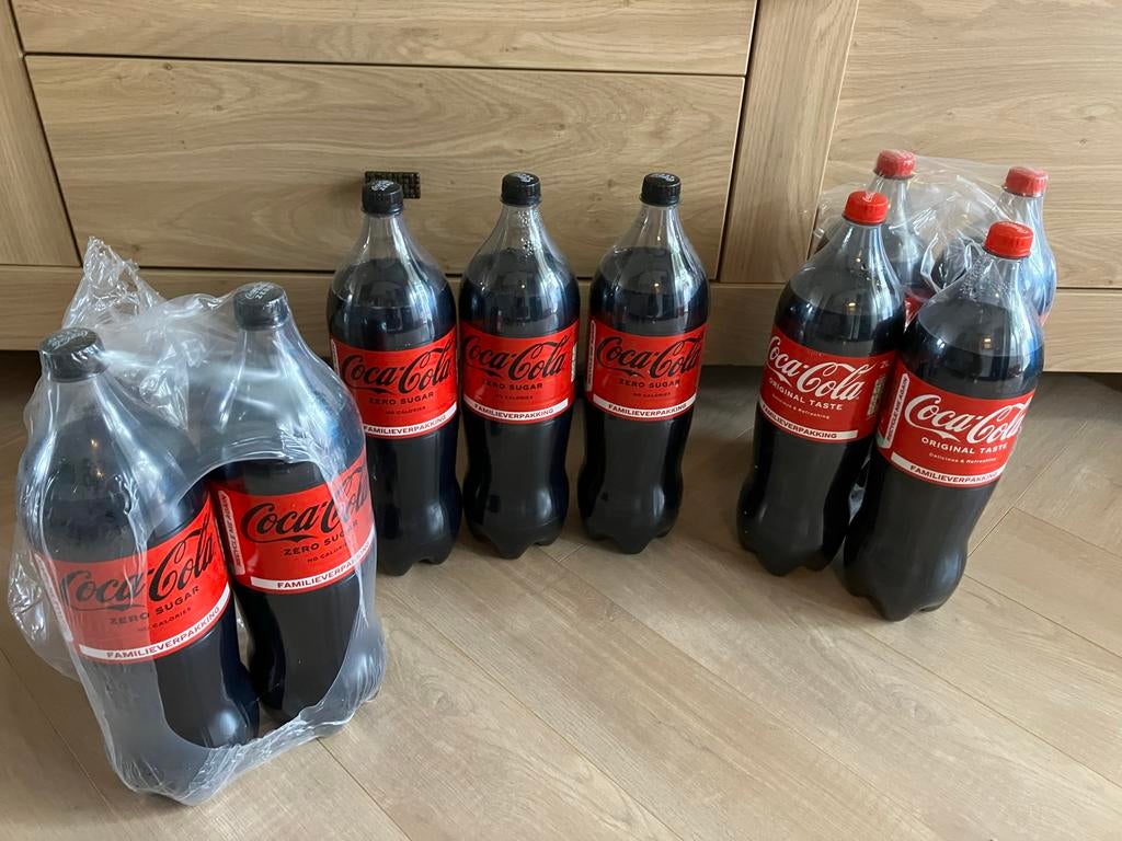 10 liter Coca Cola Zero, 8 liter Coca Cola normaal en meer, Ophalen