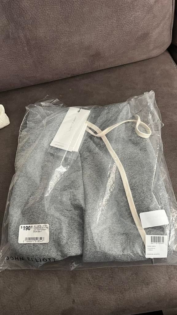 John Elliott Crimson Shorts Dark Grey, Ophalen of Verzenden, Nieuw, Grijs