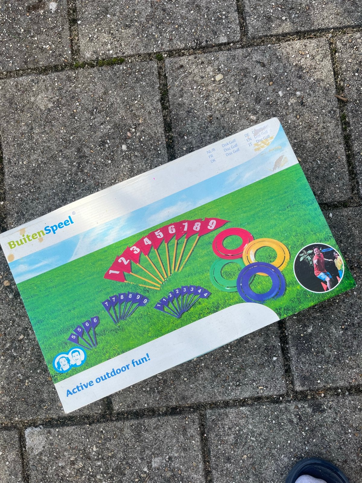 BuitenSpeel Frisbee Golf Set - Actief Buitenspel Plezier!, Ophalen, Zo goed als nieuw