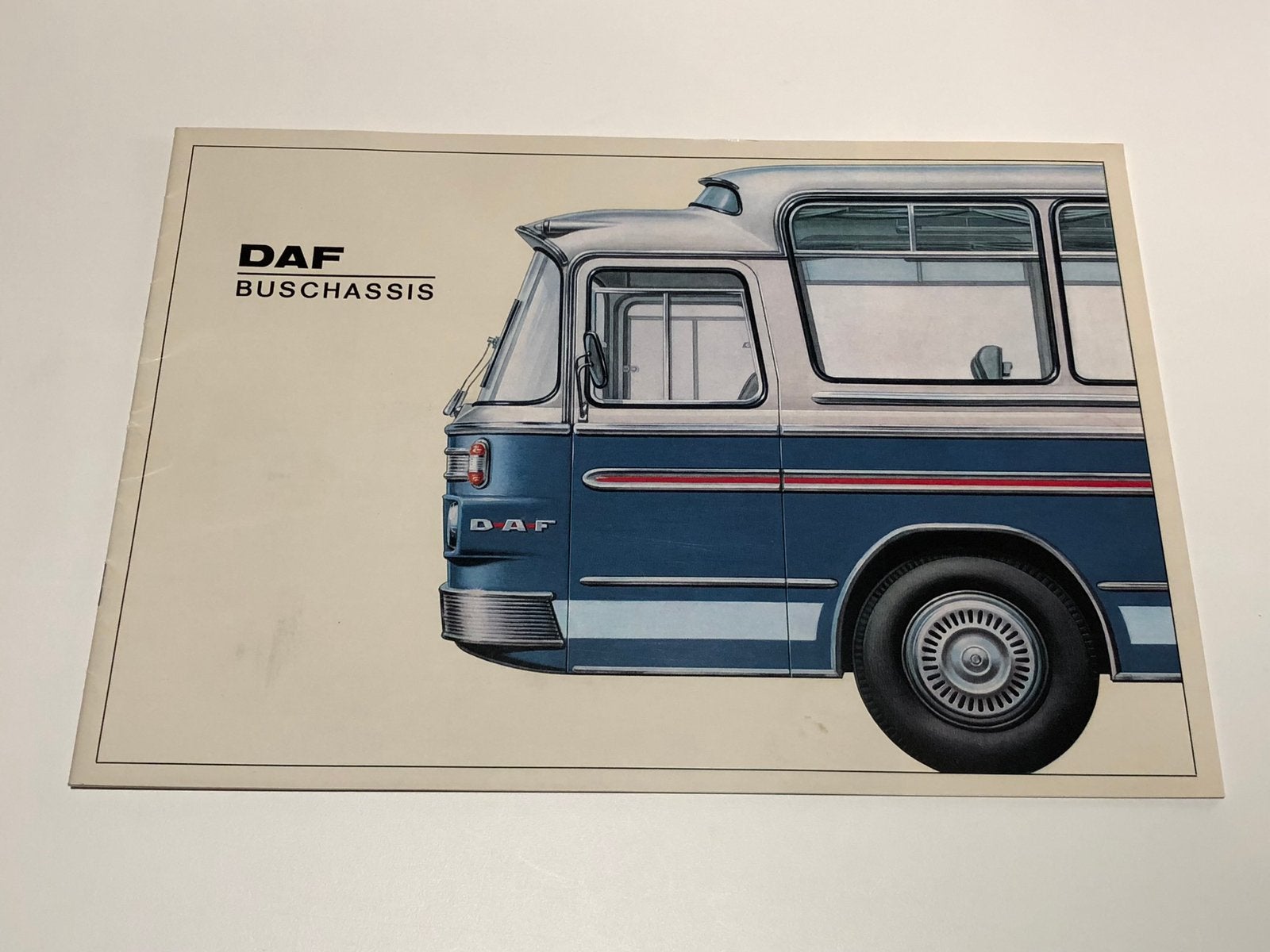 Folder DAF Bus chassis 1971, Ophalen of Verzenden, Zo goed als nieuw, Overige merken