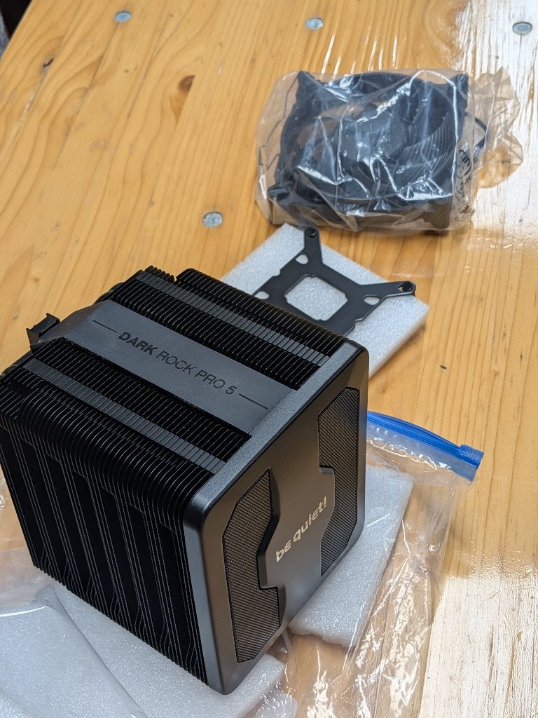 Be Quiet! dark rock 5 cpu cooler koeler., Ophalen of Verzenden, Zo goed als nieuw, Luchtkoeling