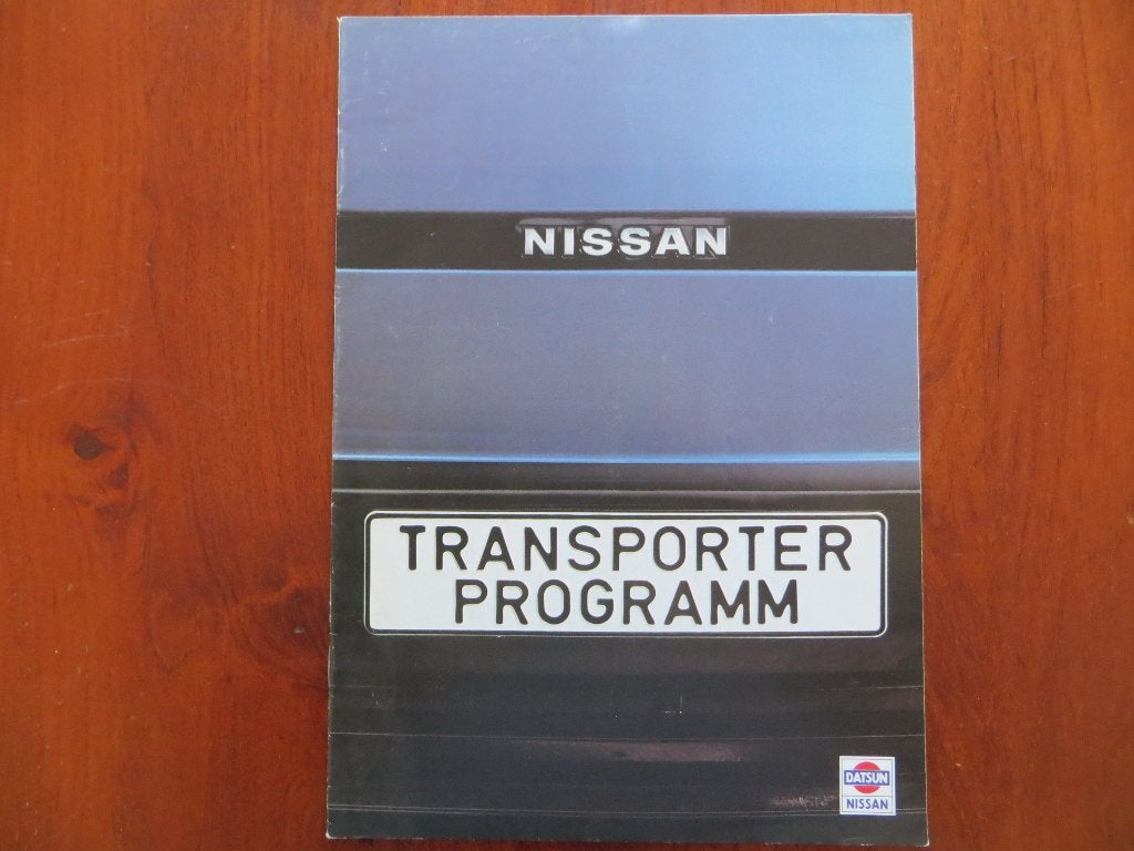 Datsun / Nissan Transporter Programm (jan. 1984) Vanette, ea, Ophalen of Verzenden, Nieuw, Nissan
