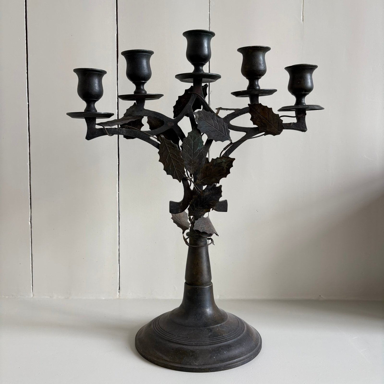 Kandelaar, brons, Jugendstil, Zwitserland, Antiek en Kunst, Antiek | Koper en Brons, Ophalen of Verzenden, Brons