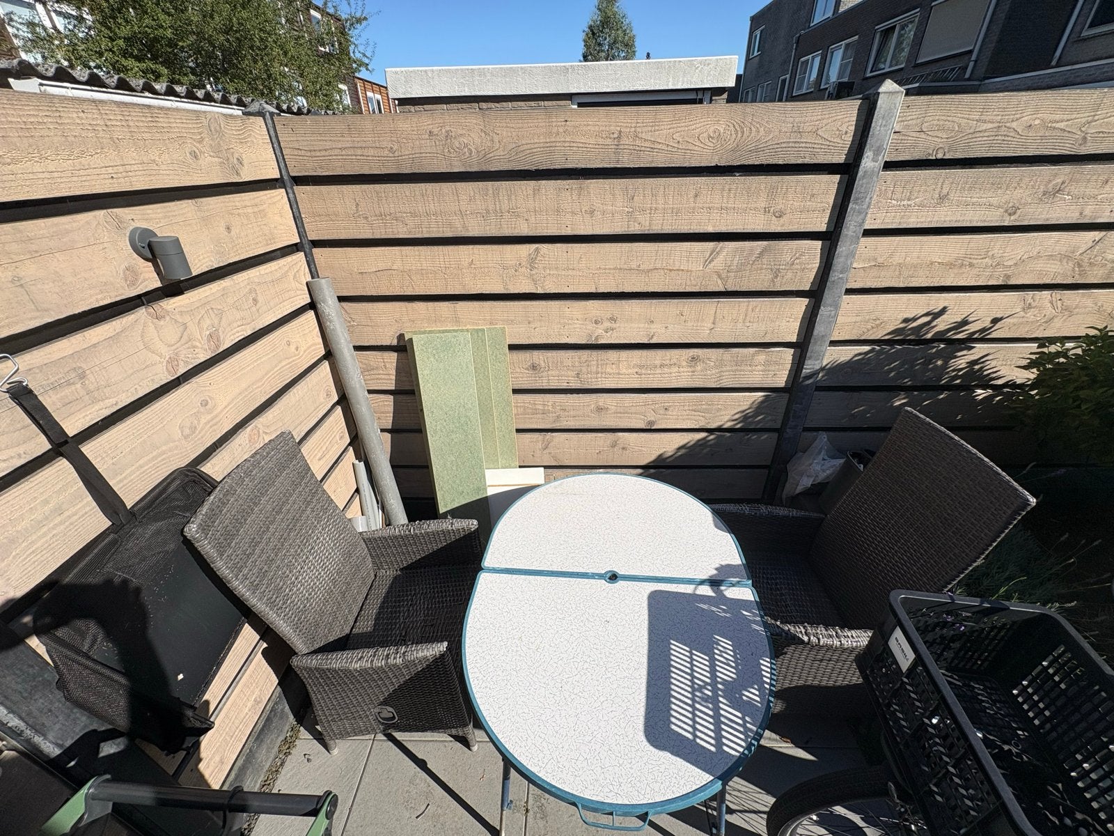 GRATIS tuinset, Tuin en Terras, Ophalen, Gebruikt, Wicker