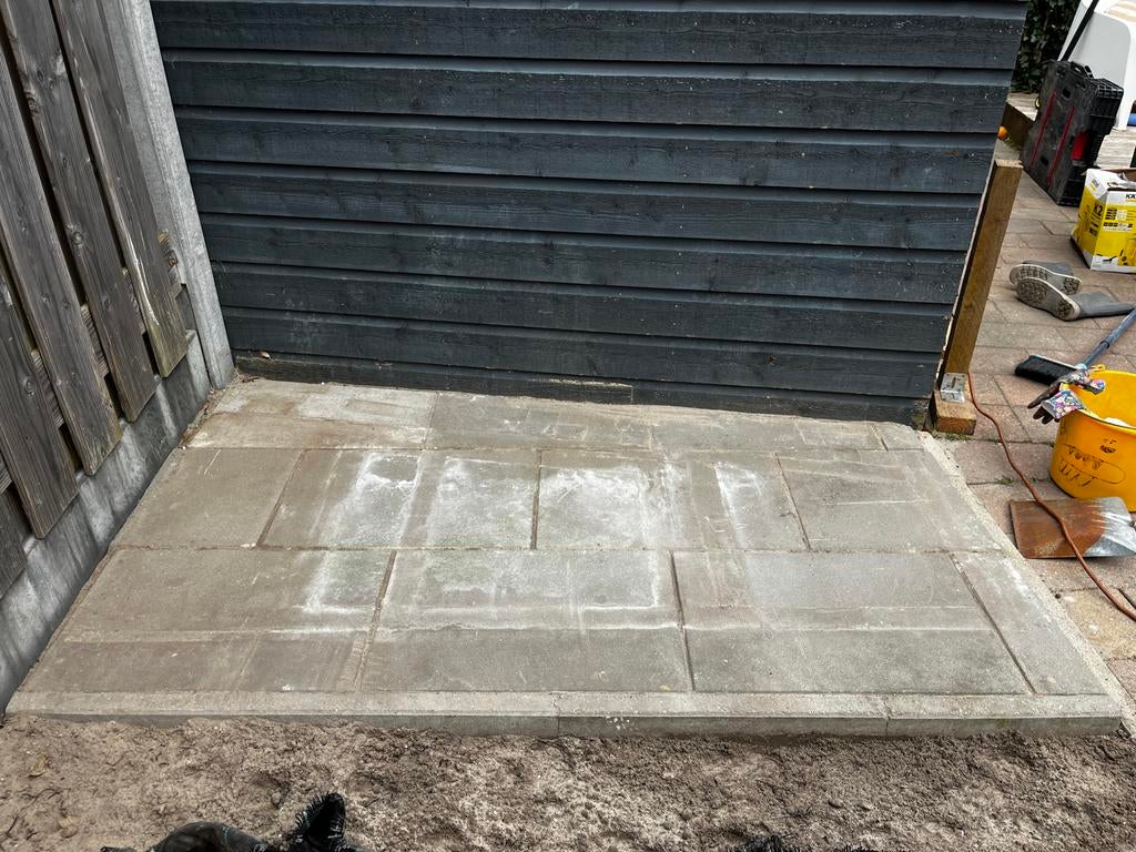 Gratis terrastegels af te halen, Tuin en Terras, Ophalen, Gebruikt, Minder dan 5 m², Beton