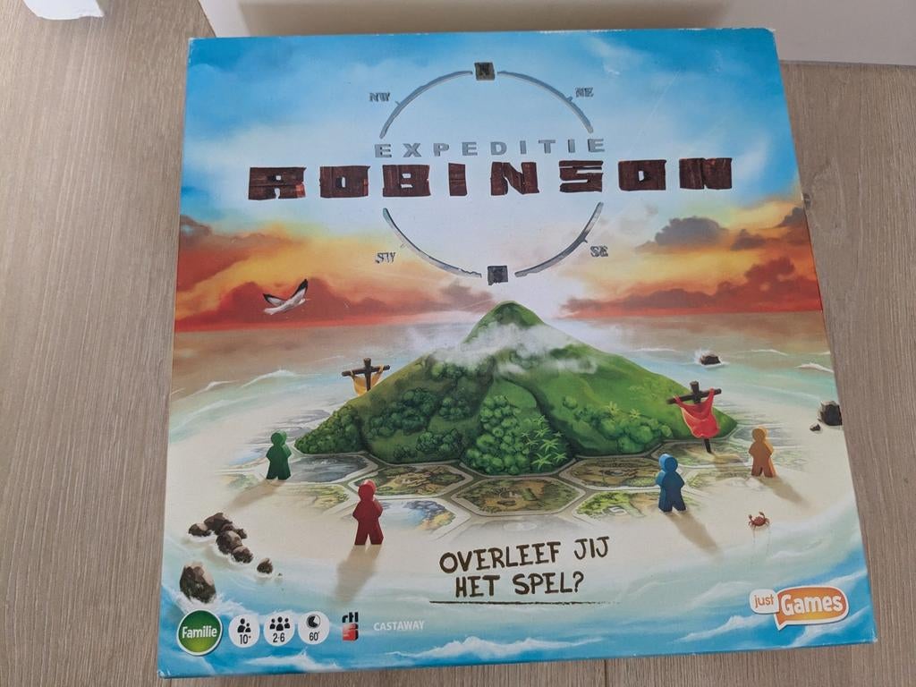 Bordspel Expeditie Robinson, Ophalen of Verzenden