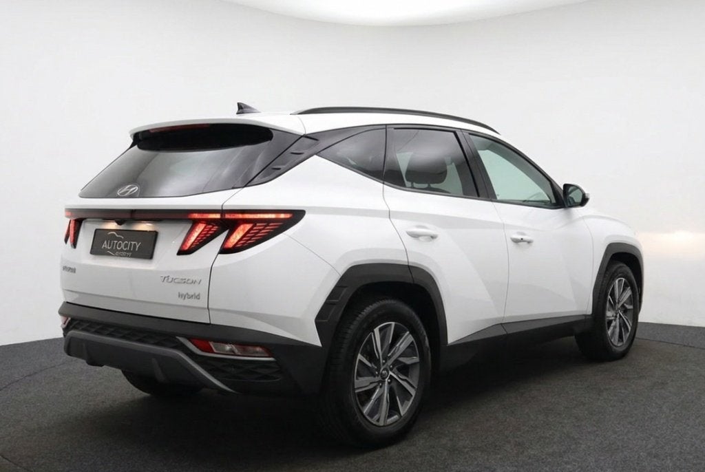 Hyundai Tucson 1.6 T-GDI HEV Comfort 230PK Automaat | Carpla, Auto's, Hyundai, Automaat, Gebruikt, 4 cilinders, Wit