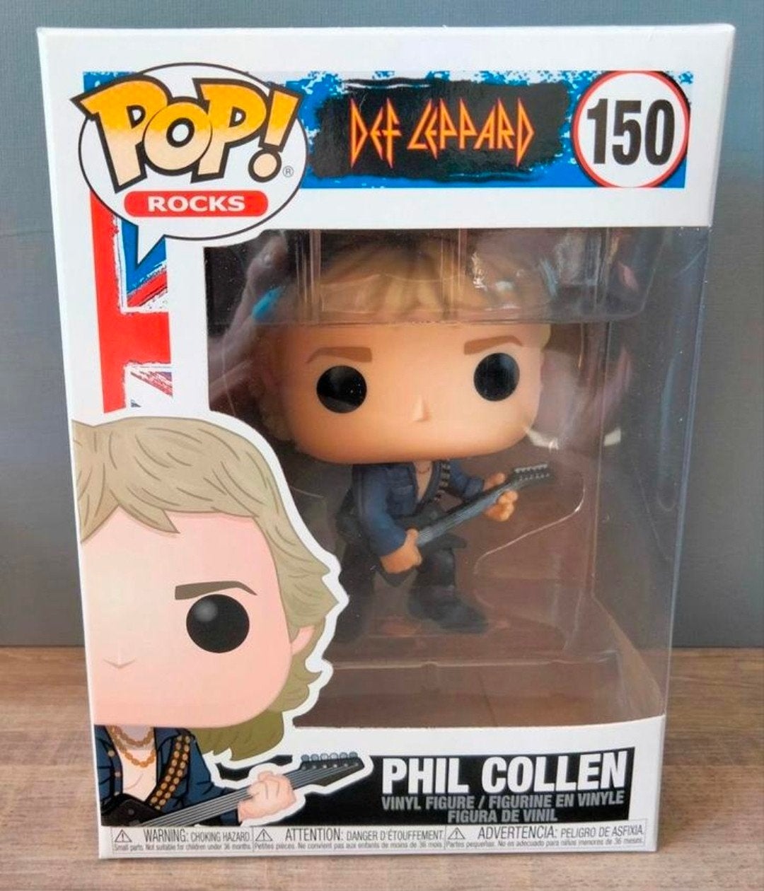 150 Phil Collen Def Leppard Funko Pop Rocks, Ophalen of Verzenden, Nieuw